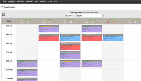 club management software class management